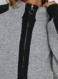 Asrar Sweatshirt Grey / Black