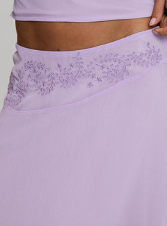 product Princess Polly Pappilion Asymmetrical Skirt Lilac Skirts 