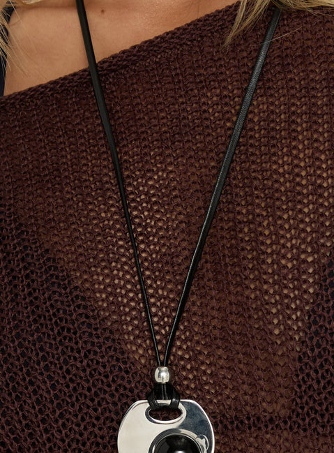 Highlighting the Cafe Pari Sweater Chocolate womens jumpers with short length Princess Polly