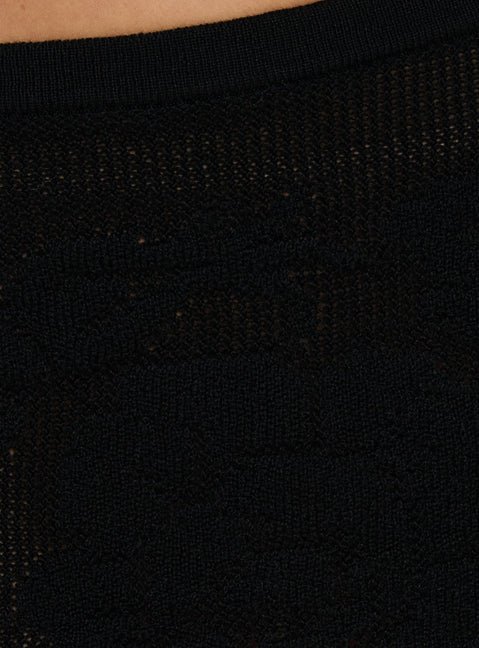 Discover the Roziana Crochet Mini Skirt Black in womens-skirts with mini length product Princess Polly