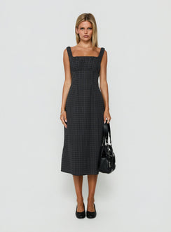 Donnamarie Midi Dress Check