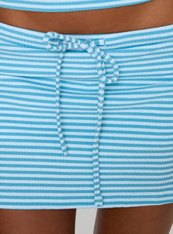 product Princess Polly Nolani Skort Blue Stripe High Waisted Shorts 