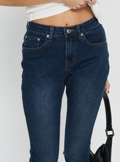 Illyssa Mid Rise Skinny Jeans Mid Blue Wash Mid Rise Jeans Jeans 