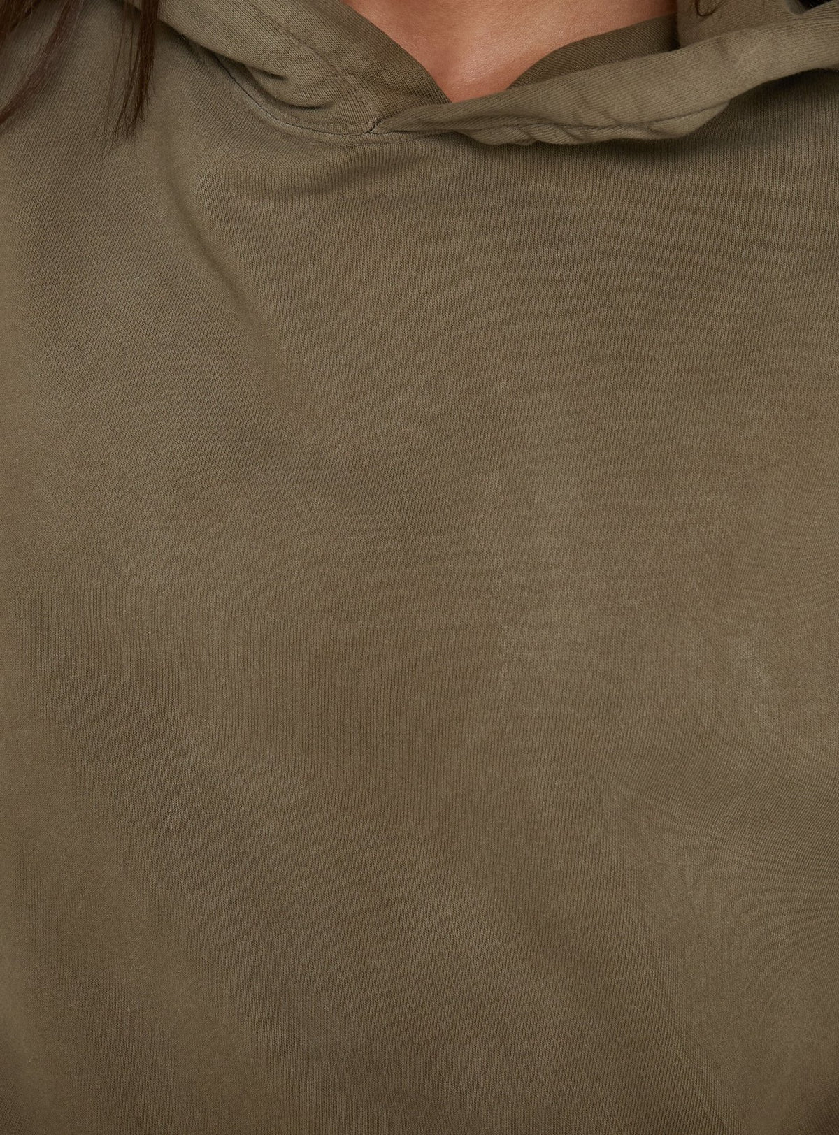 Introducing the AT Pullover Oversized Hoodie Washed Olive in womens-jumpers with long and oversized fit Princess Polly