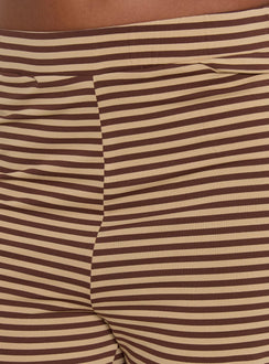 product Princess Polly Timora Pants Brown Stripe Mid Rise Pants Pants 