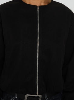 Grasp Bomber Jacket Black