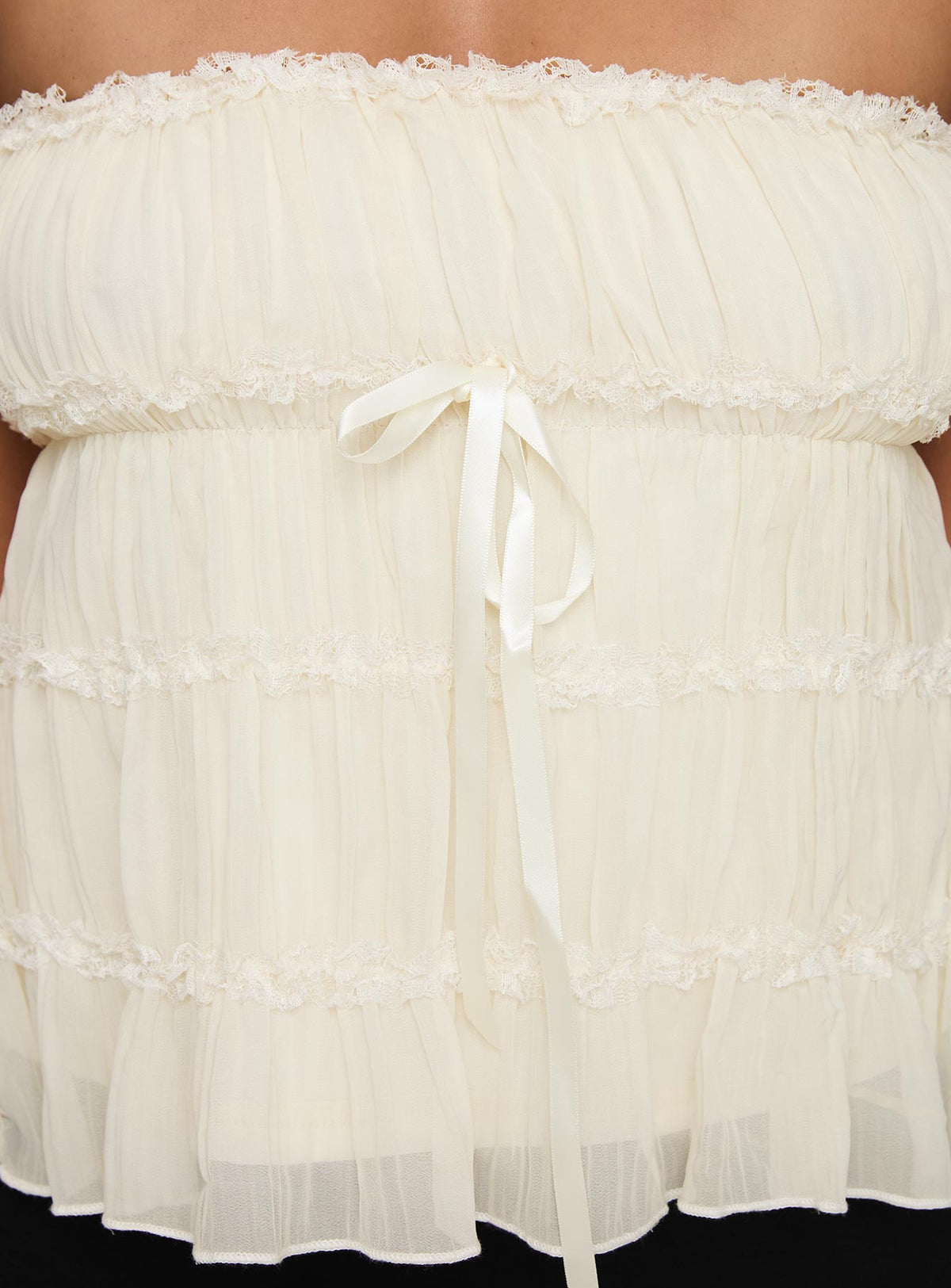product Princess Polly Avelina Strapless Top Cream Sleeveless straight 