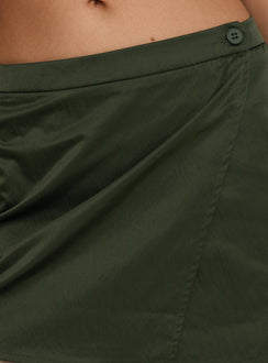 product Princess Polly Caran Cargo Mini Skirt Green Mini Skirts Skirts 