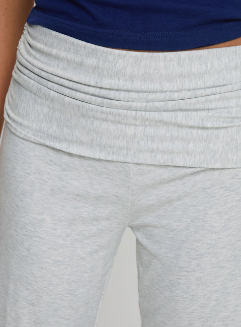 product Princess Polly Aire Ruched Pants Grey High Rise Pants Pants 