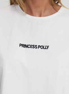 Power Play Active Oversized Tee White