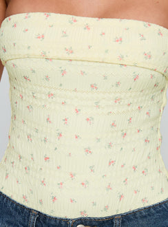 product Princess Polly Majorette Strapless Bodysuit Cream Sleeveless Bodysuit 