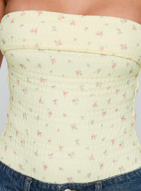 product Princess Polly Majorette Strapless Bodysuit Cream Sleeveless Bodysuit 
