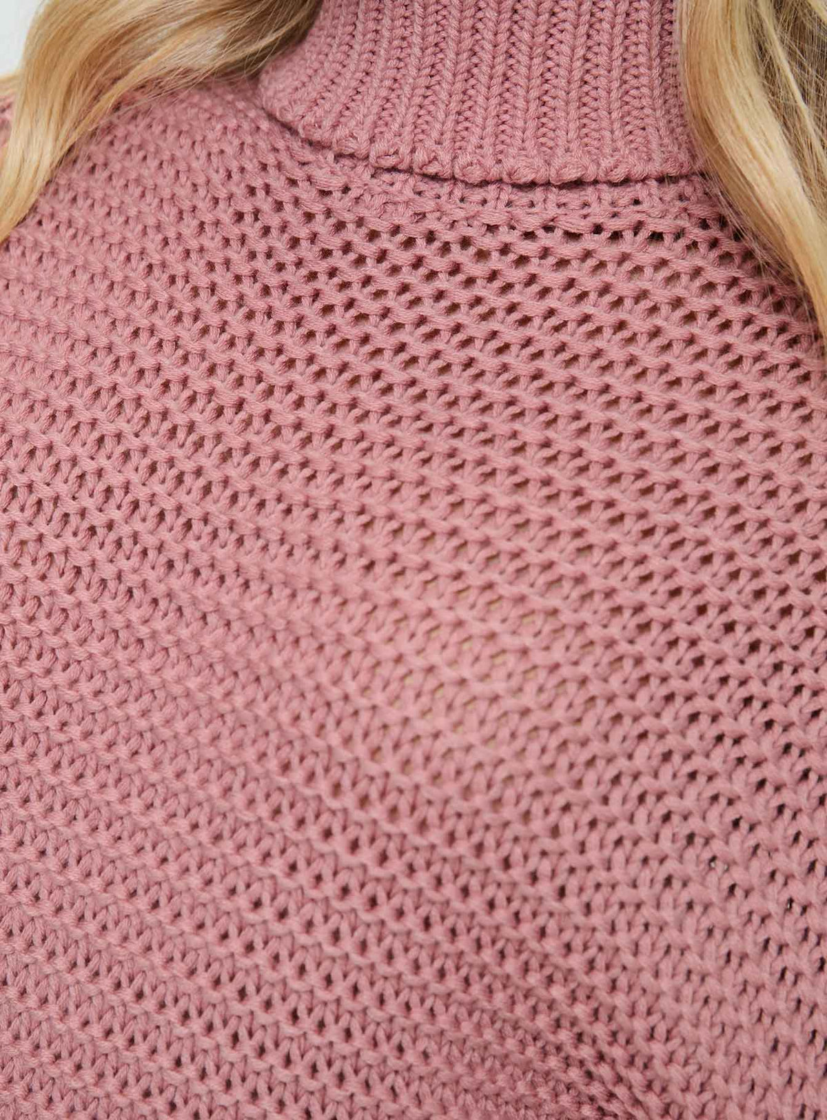 product Princess Polly Hayworth Turtle Neck Sweater Pink Longline Jumpers Jumpers 