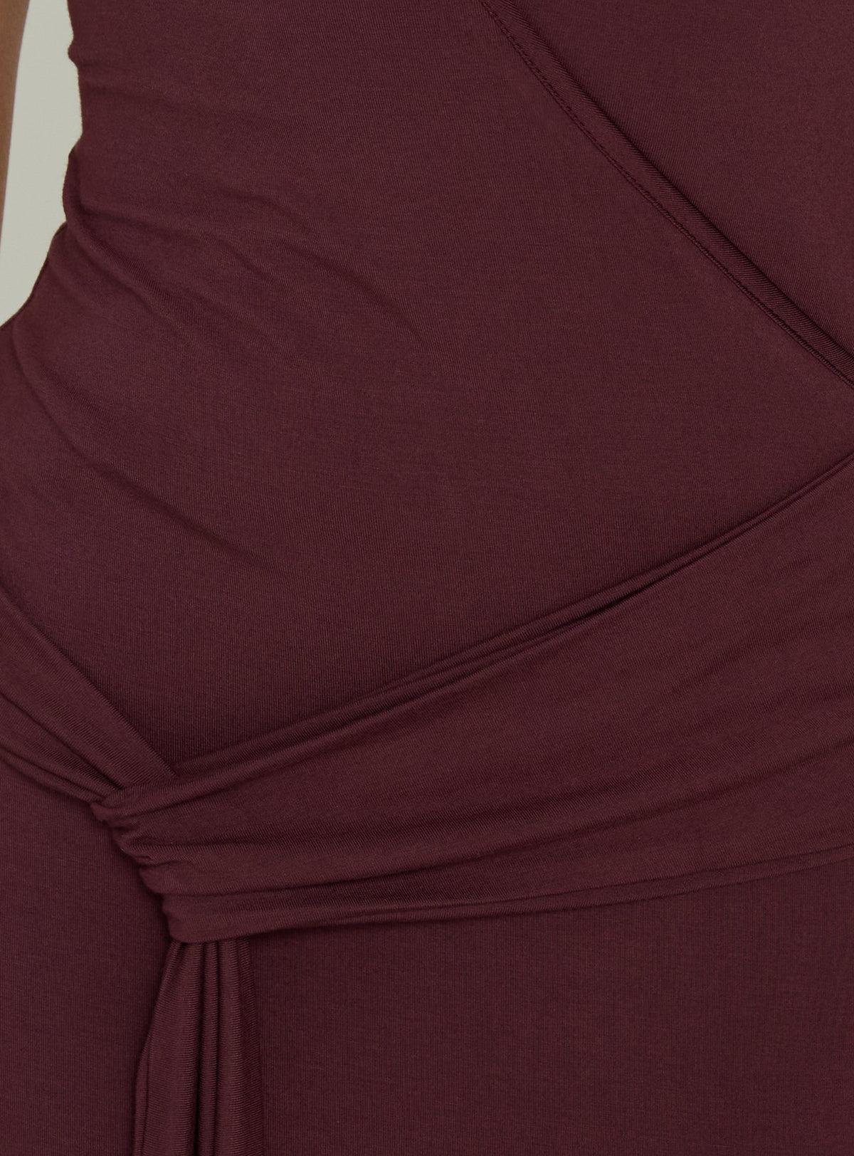 So Major Draped A-Line Maxi Dress Plum