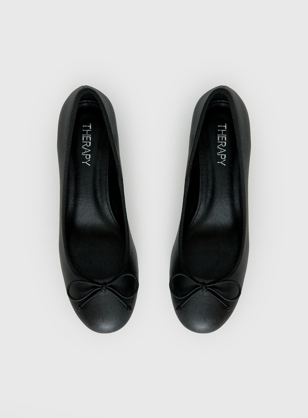 Therapy Diana Heeled Ballet Flats Black