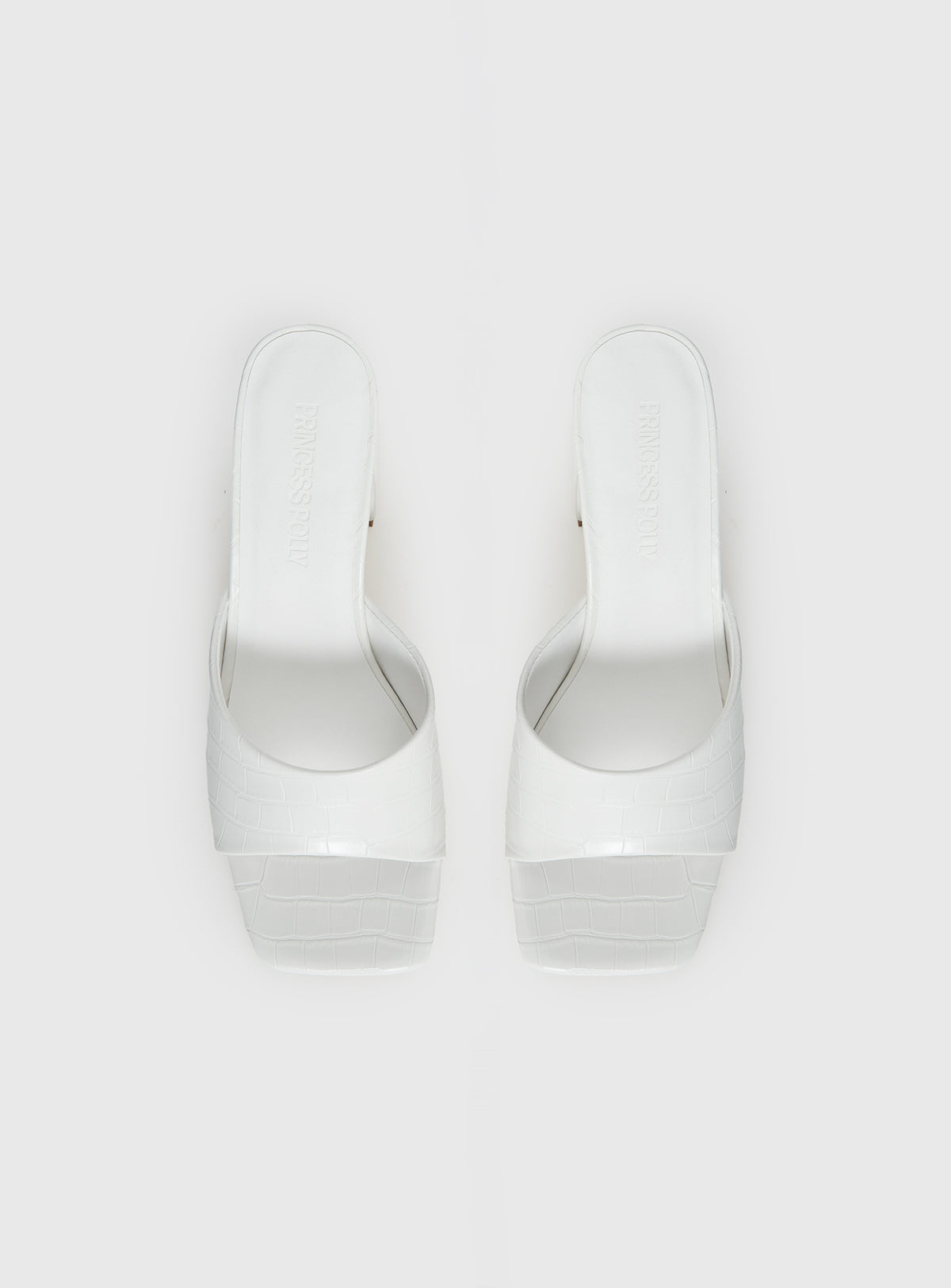 Sunset Boulevard Heels White