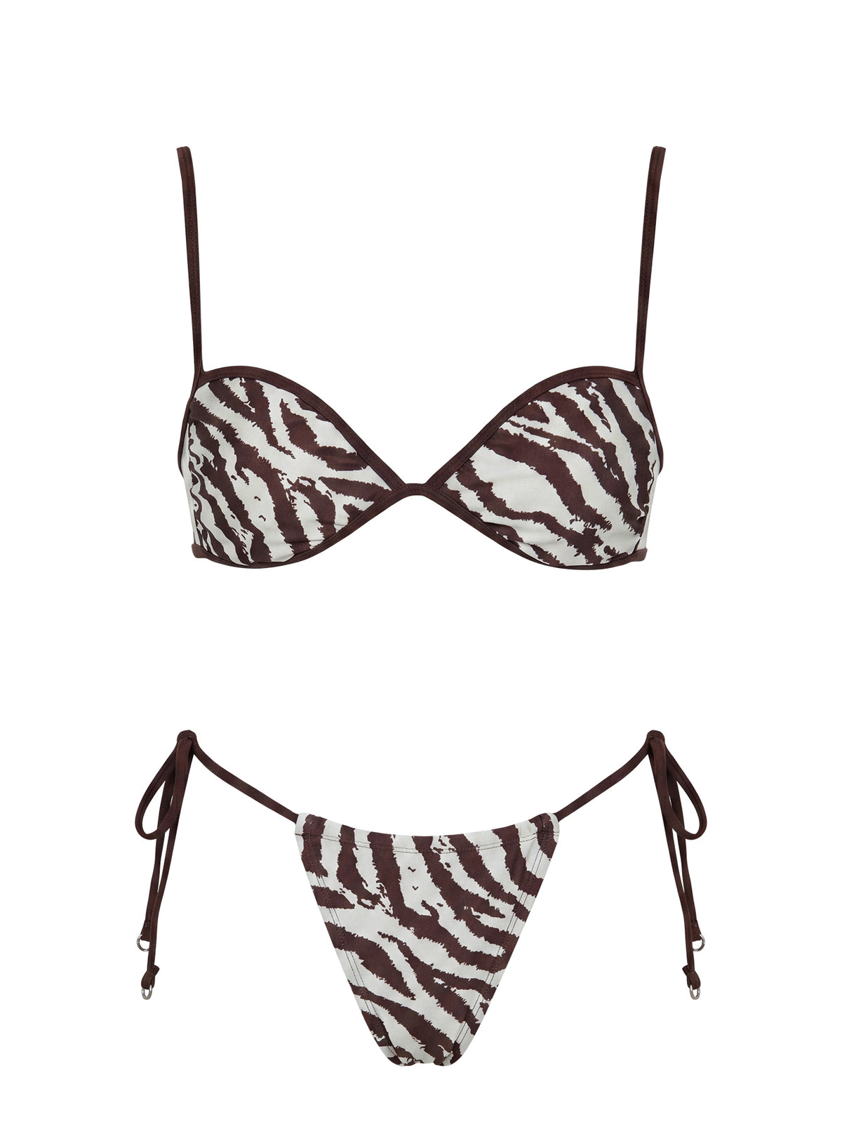 Colomba Bikini Top Zebra