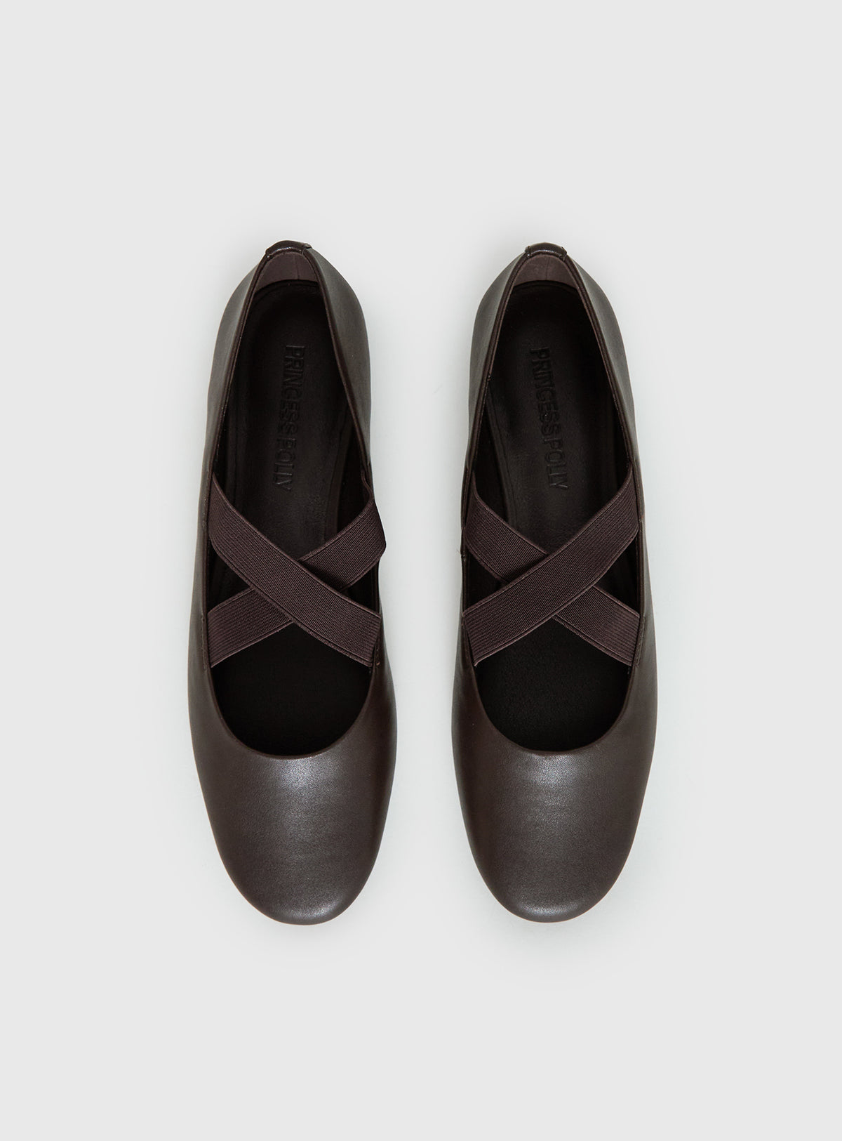Zevra Sporty Ballet Flats Brown