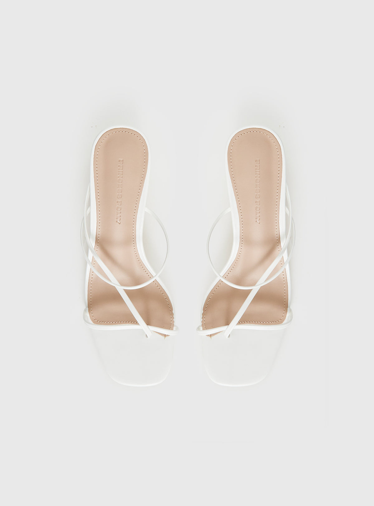 The Becka Heels White