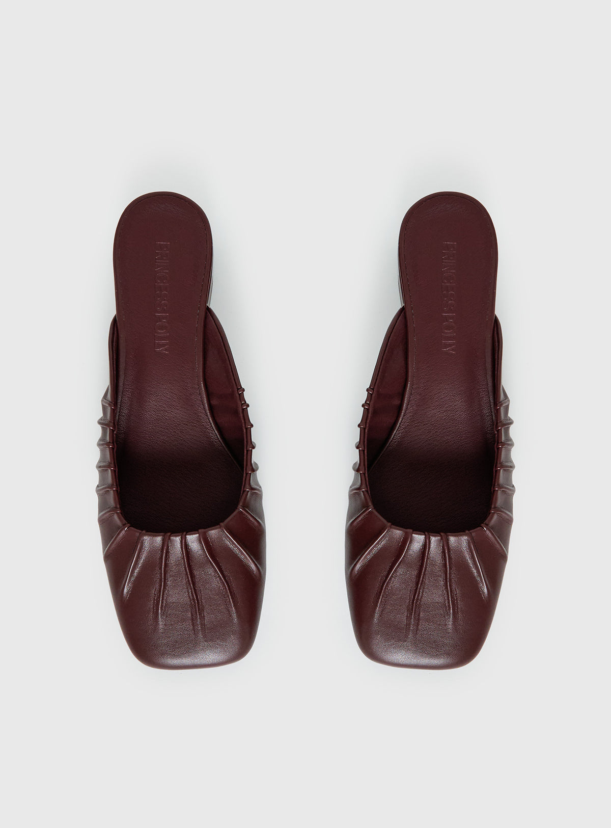 Larietta Ballet Heels Burgundy