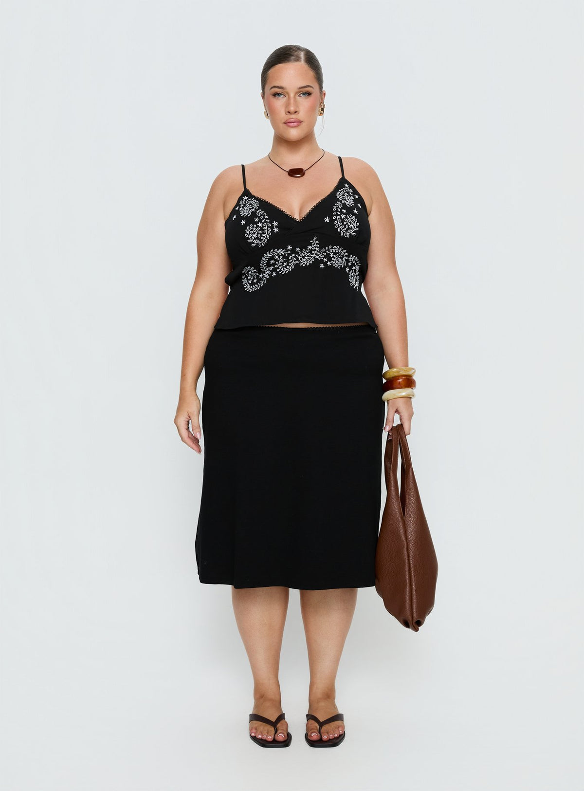 Pappilion Top Black Curve