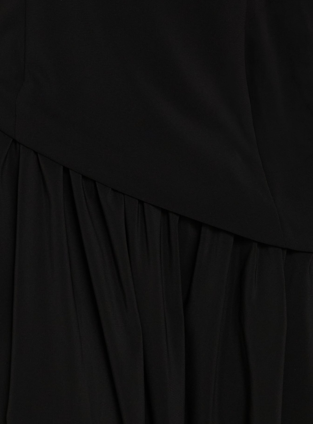 Odela Strapless Drop Waist Maxi Dress Black