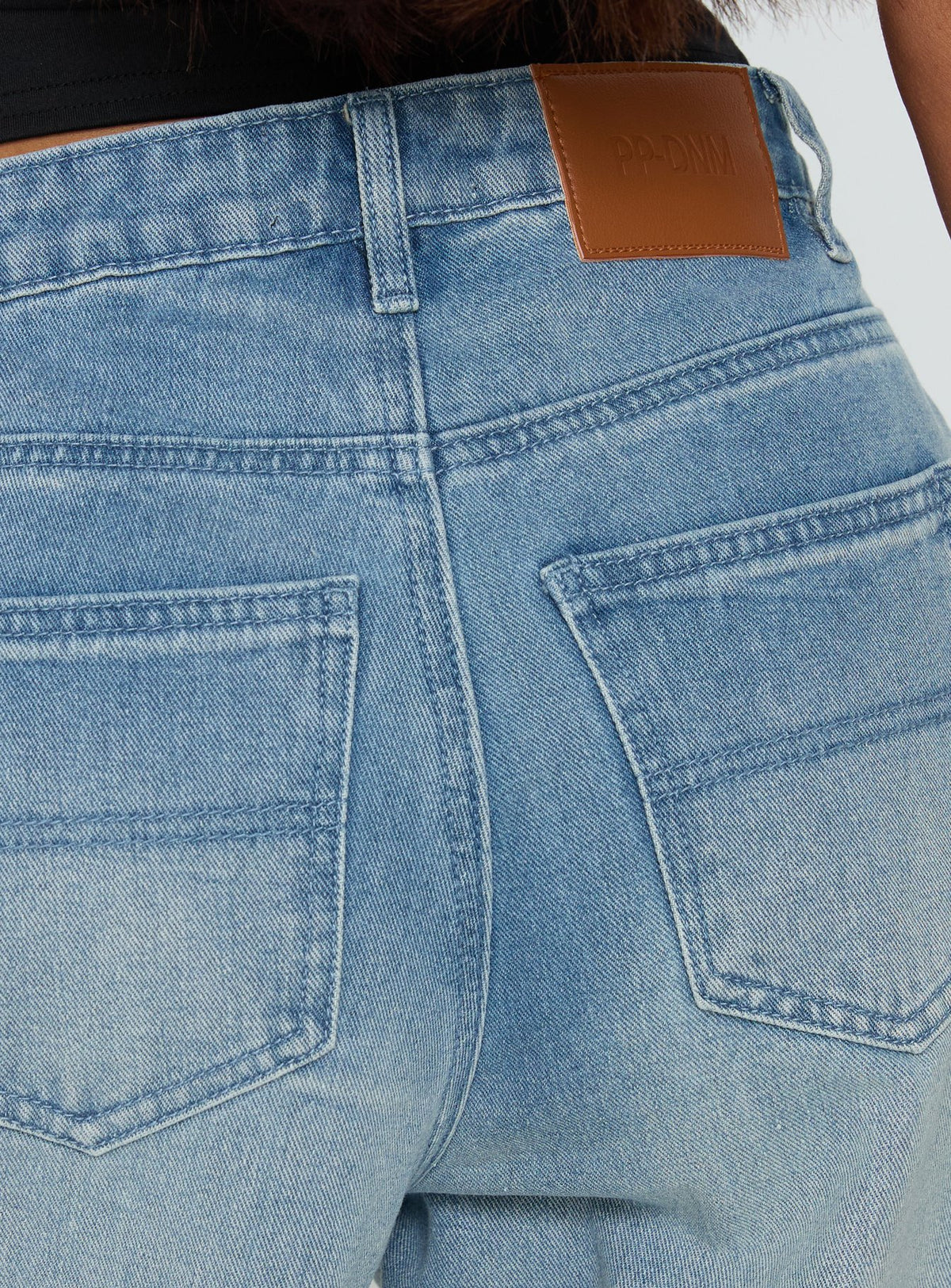 Featuring Naylor Mid Rise Wide Leg Jeans Light Wash Denim Tall womens-jeans with mid-rise detail Princess Polly
