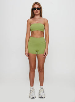 End Goal Active Bandeau Top Green
