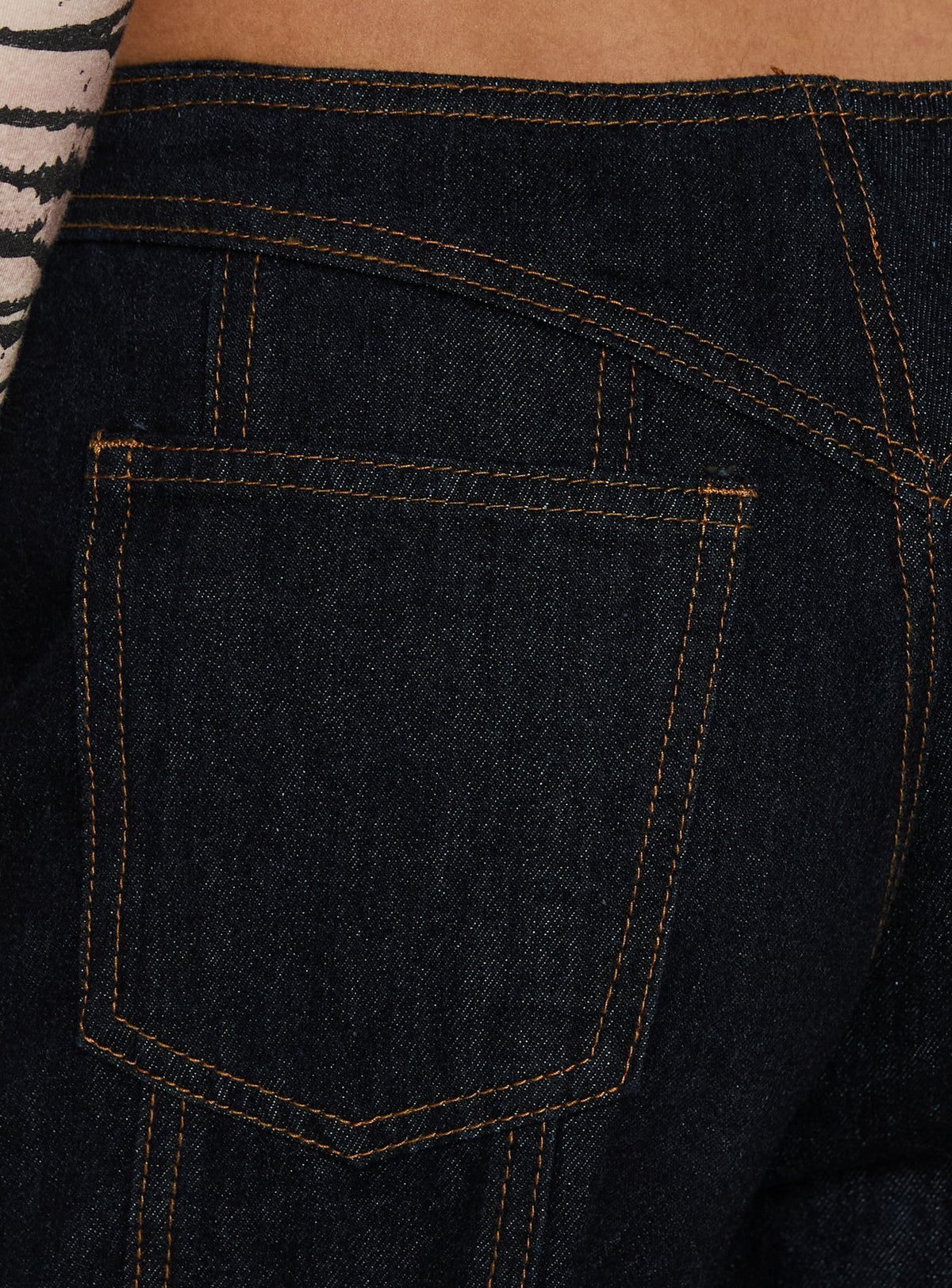 Featuring the Daydream Tie Up Jeans Dark Denim womens-jeans in low-rise product Princess Polly