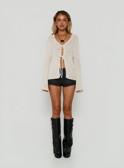 Swain Knit Cardigan Cream