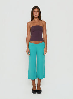 Kassey Gaucho Shorts Teal