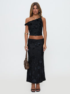 Look At You Go Asymmetrical Set Black