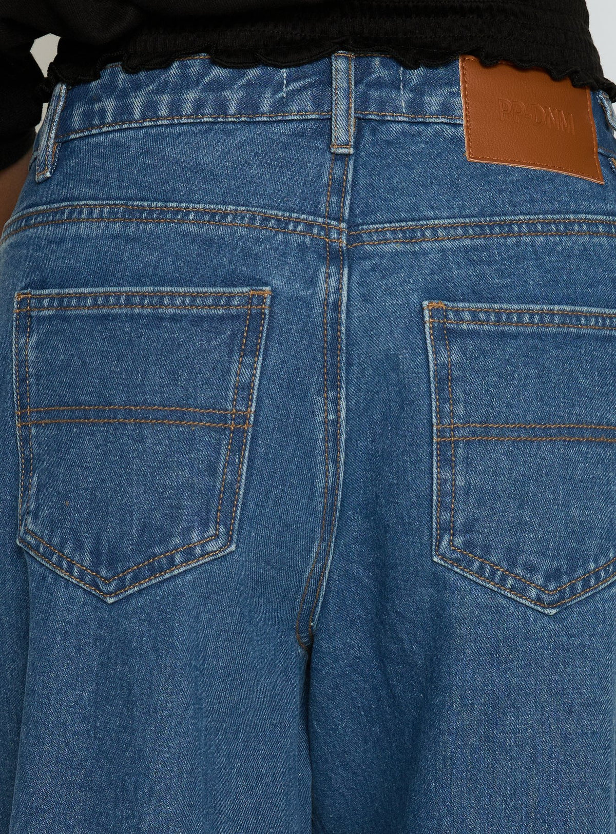 product Princess Polly Naylor Mid Rise Wide Leg Jeans Mid Blue Wash Mid Rise Jeans Jeans 