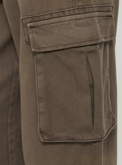The Hudsen Cargo Pants in womens regular pants showcasing mid-rise waist detail