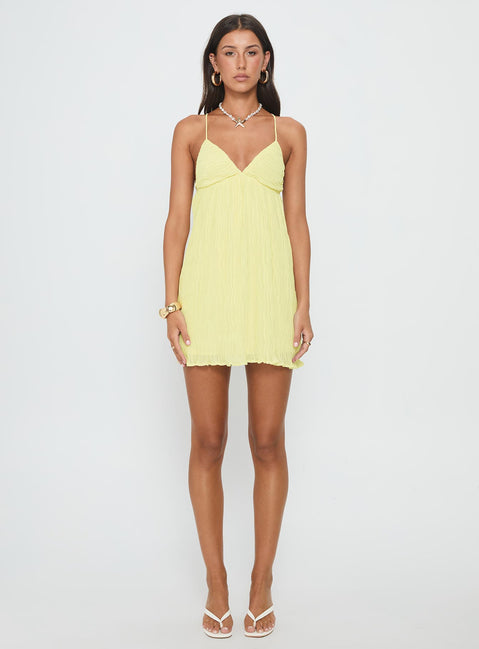 Matea Mini Dress Lemon