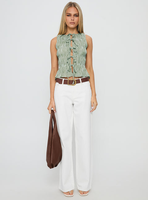 Serenitia Mid Rise Relaxed Jeans White Wash High Rise Jeans Jeans 