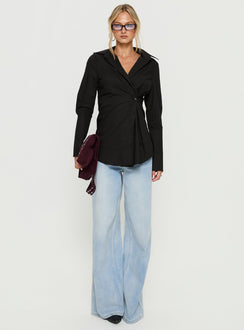 Nitsa Long Sleeve Shirt Black