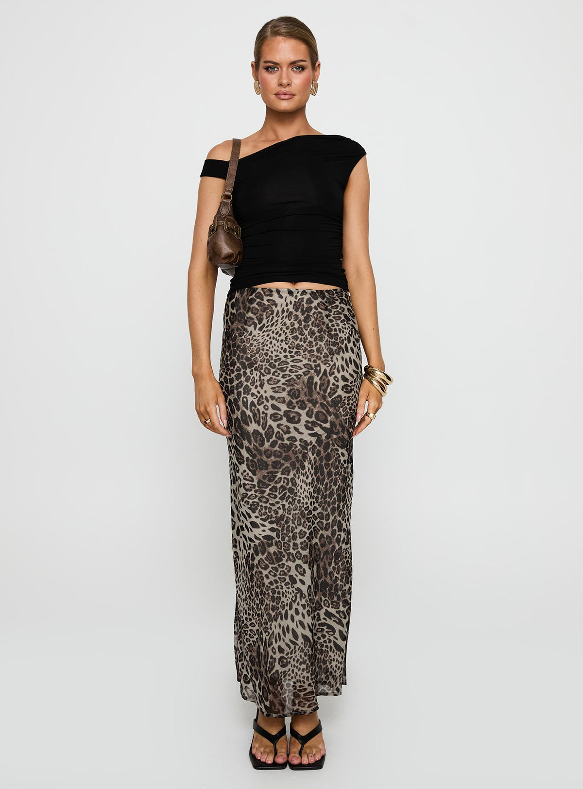 Manda Maxi Skirt Leopard Maxi Skirts Skirts 