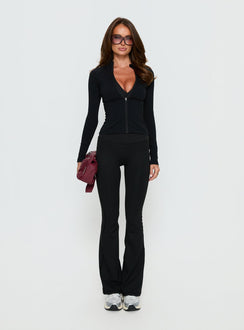 Pivot Active Zip Through Jacket Black