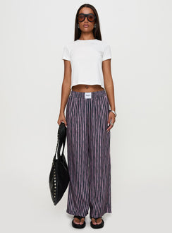 front view of model wearing Princess Polly Beach House Pants Multi Pants 