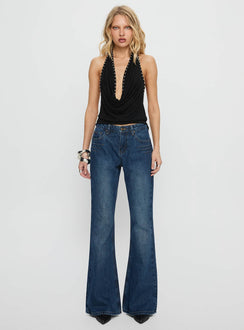 Wide World Mid Rise Bootleg Jeans Mid Blue Mid Rise Jeans Jeans 