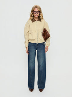 Sancia Bomber Jacket Beige