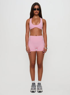 Pulse Active Halter Crop Pink