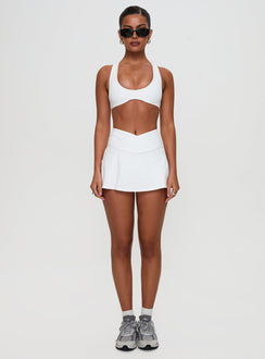 With Purpose Active Skort White