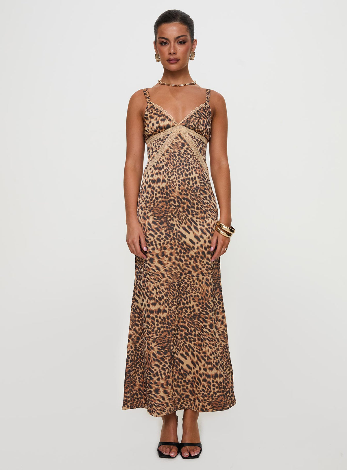 Sanctuary Maxi Dress Leopard