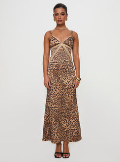 Sanctuary Maxi Dress Leopard