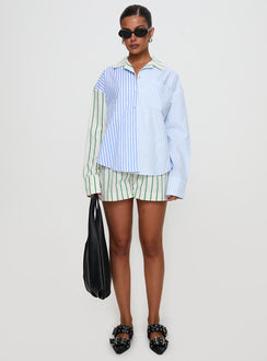 Broady Boxer Shorts Multi High Waisted Shorts 