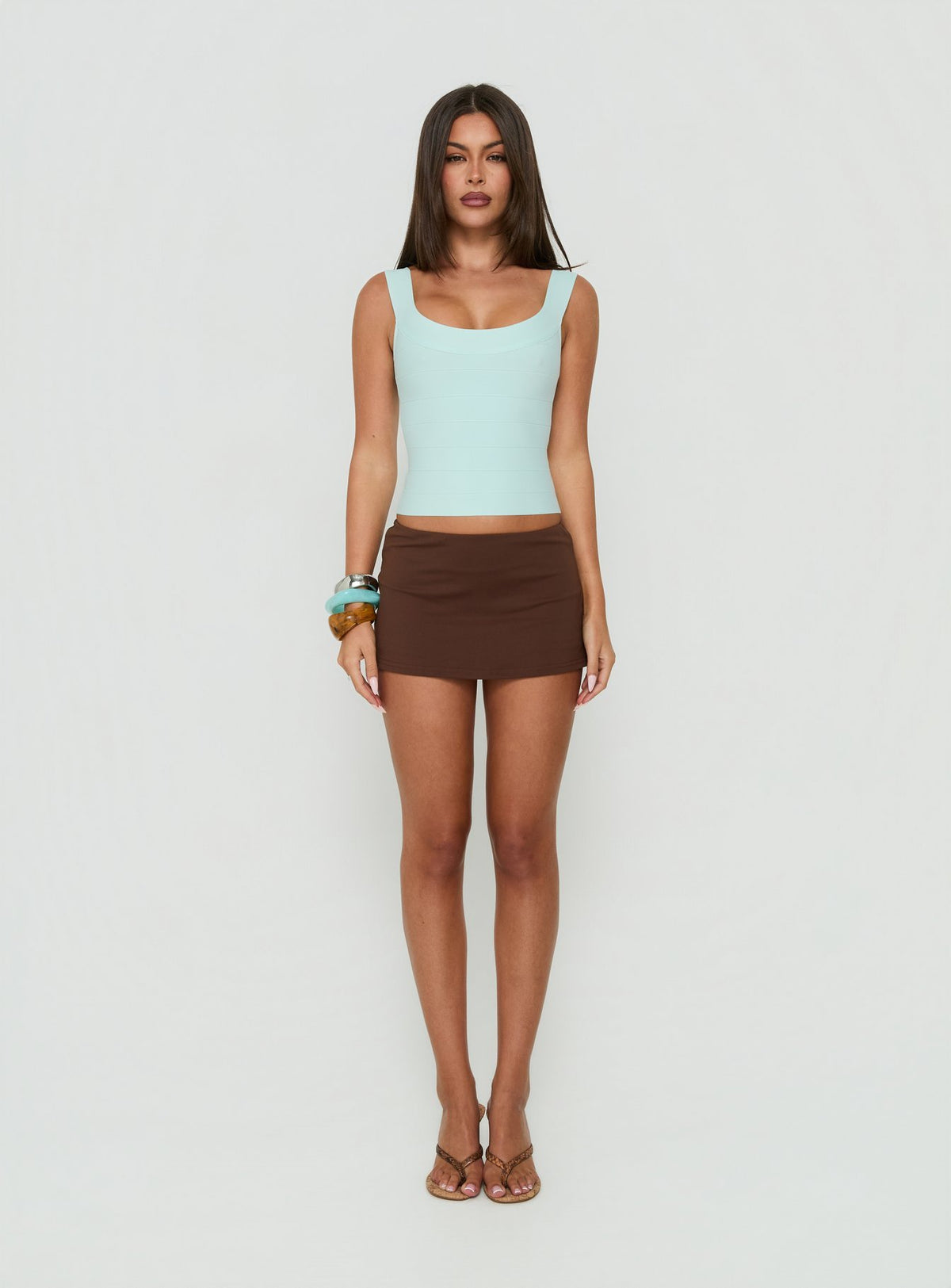 Jourdan Bandage Top Pale Blue