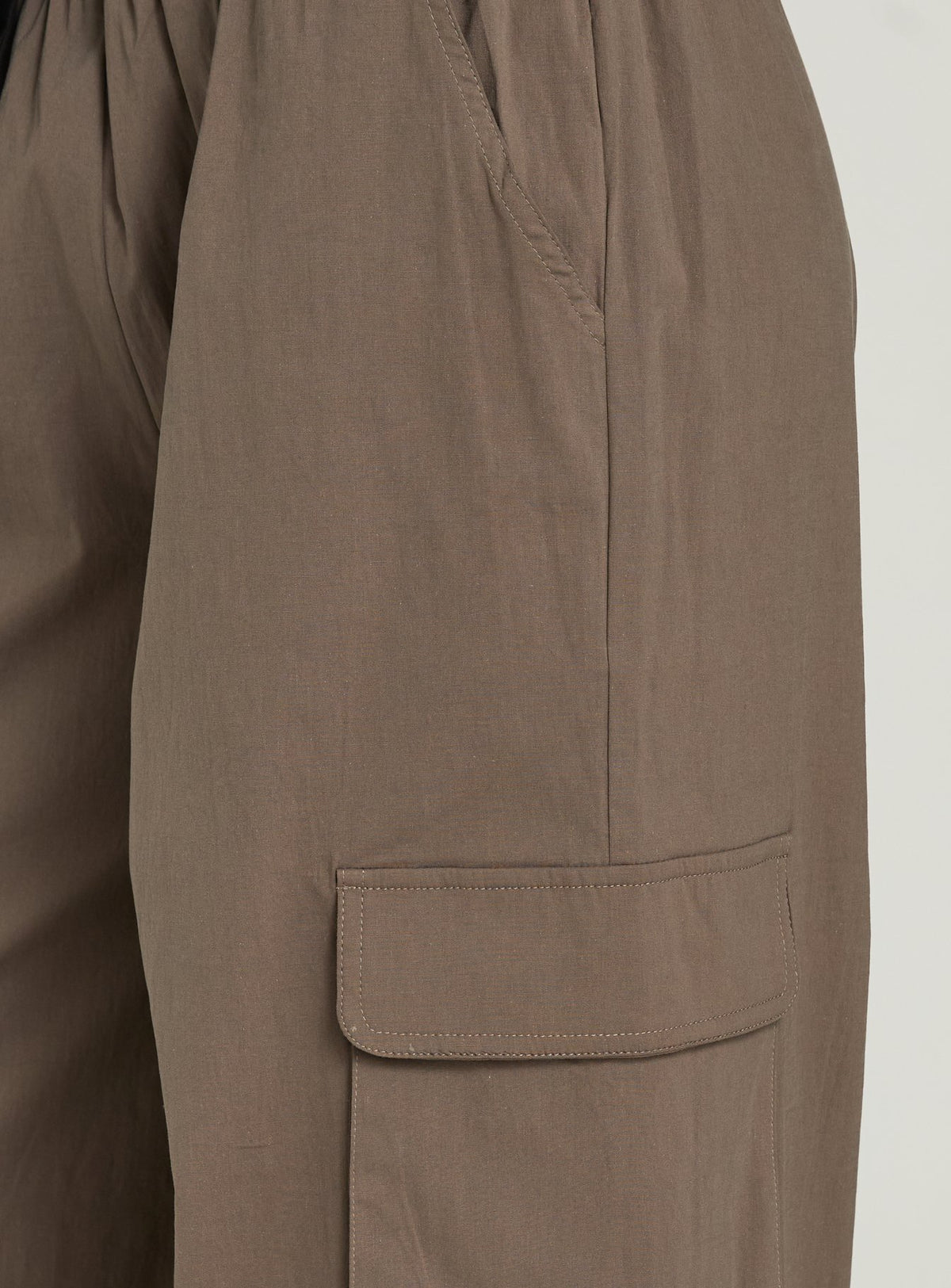 Featuring the Lunea Concealed Waistband Cargo Pants Charcoal Petite womens-regular-pants with high-rise detail Princess Polly