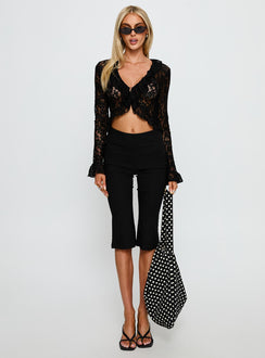Long Nights Long Sleeve Top Onyx